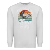 Dove Grey jet ski driver bear funny saying water sports jet ski t shirt Premium Sweatshirt - tuanDangUi