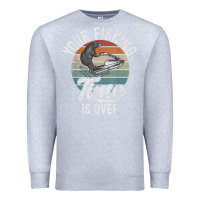 Heather Grey jet ski driver bear funny saying water sports jet ski t shirt Premium Sweatshirt - tuanDangUi