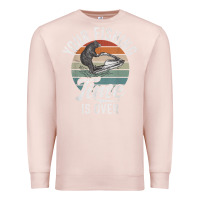 Pale Pink jet ski driver bear funny saying water sports jet ski t shirt Premium Sweatshirt - tuanDangUi