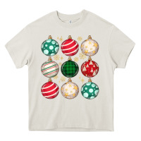 Cream Christmas Heavy Core Tee - MaliasSmallBusiness