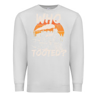 Dove Grey Who Tooted Funny Train Lovers And Railroad Retro Vintage Premium Sweatshirt - tuanDangUi