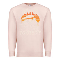 Pale Pink Who Tooted Funny Train Lovers And Railroad Retro Vintage Premium Sweatshirt - tuanDangUi