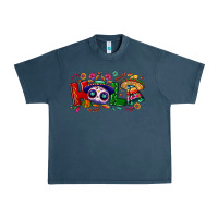 Midnight Navy Hola Cinco De Mayo Urban Heavy Tee - NancyCooperArtShop