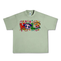 Oil Green Hola Cinco De Mayo Urban Heavy Tee - NancyCooperArtShop