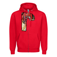 Red farm life alphabet lowercase letters r Zipper Hoodie - BundleAndBundleShop