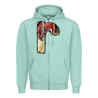Seafoam farm life alphabet lowercase letters r Zipper Hoodie - BundleAndBundleShop