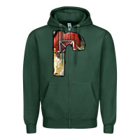 Sports Green farm life alphabet lowercase letters r Zipper Hoodie - BundleAndBundleShop