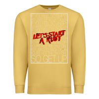 Antique Gold Lets Start A Riot GIFT 1 Premium Sweatshirt - tuanDangUi