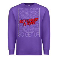 Purple Lets Start A Riot GIFT 1 Premium Sweatshirt - tuanDangUi