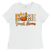 White home sweet home Ladies Tee - BundleAndBundleShop