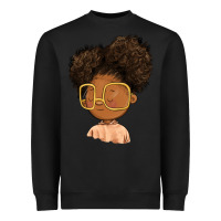Black black girl Heavyweight Sweatshirt - FaDigitalArtStudio