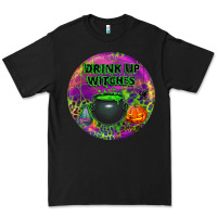 Black halloween round earrings Premium Tee - BundleAndBundleShop