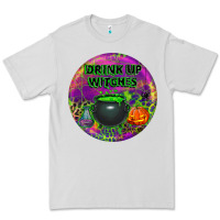 Dove Grey halloween round earrings Premium Tee - BundleAndBundleShop