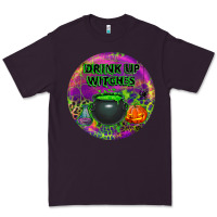 Plum halloween round earrings Premium Tee - BundleAndBundleShop