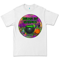 White halloween round earrings Premium Tee - BundleAndBundleShop