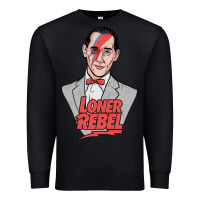 Black loner rebel Premium Sweatshirt - tuanDangUi