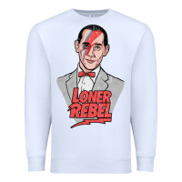 White loner rebel Premium Sweatshirt - tuanDangUi