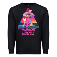 Black midnight gospel t shirt Premium Sweatshirt - tuanDangUi