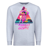 Heather Grey midnight gospel t shirt Premium Sweatshirt - tuanDangUi