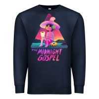 Navy midnight gospel t shirt Premium Sweatshirt - tuanDangUi