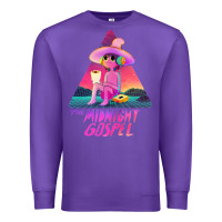Purple midnight gospel t shirt Premium Sweatshirt - tuanDangUi