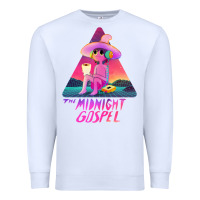 White midnight gospel t shirt Premium Sweatshirt - tuanDangUi