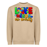 Mushroom Love needs no words Heavyweight Sweatshirt - FaDigitalArtStudio