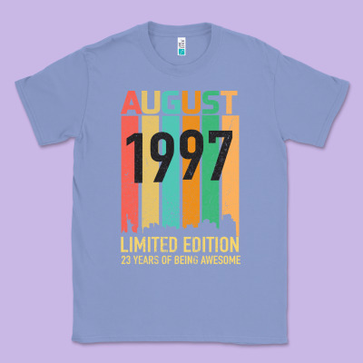August 1997 23 Years Old 23rd Birthday Classic Tee Designed By Bettercallsaul