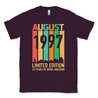 Plum August 1997 23 Years Old 23rd Birthday Classic Tee - Bettercallsaul
