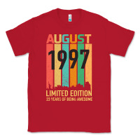 Red August 1997 23 Years Old 23rd Birthday Classic Tee - Bettercallsaul