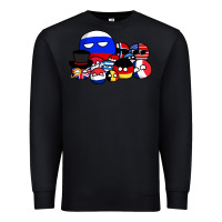 Black countryballs pullover Premium Sweatshirt - tuanDangUi
