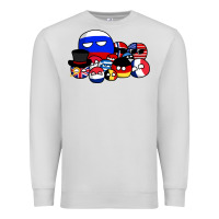 Dove Grey countryballs pullover Premium Sweatshirt - tuanDangUi