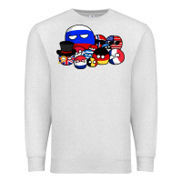 Oatmeal Heather countryballs pullover Premium Sweatshirt - tuanDangUi