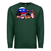 Sports Green countryballs pullover Premium Sweatshirt - tuanDangUi