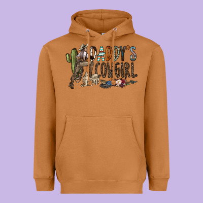 Daddy's Girl Heavyweight Hoodie Designed By Sublimationcraftshop