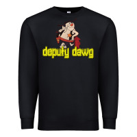 Black deputy dawg morning cartoons Premium Sweatshirt - tuanDangUi