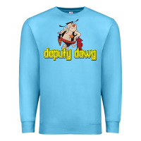 Ocean Blue deputy dawg morning cartoons Premium Sweatshirt - tuanDangUi