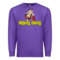Purple deputy dawg morning cartoons Premium Sweatshirt - tuanDangUi