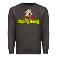 Smoke deputy dawg morning cartoons Premium Sweatshirt - tuanDangUi