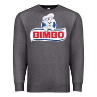 Charcoal Heather bimbo bread retro fan t shirt Premium Sweatshirt - tuanDangUi