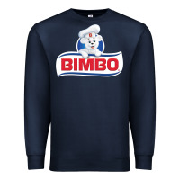 Navy bimbo bread retro fan t shirt Premium Sweatshirt - tuanDangUi