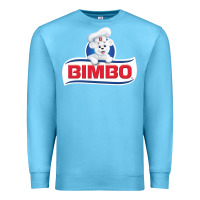 Ocean Blue bimbo bread retro fan t shirt Premium Sweatshirt - tuanDangUi