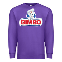 Purple bimbo bread retro fan t shirt Premium Sweatshirt - tuanDangUi