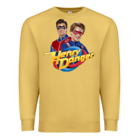 Antique Gold henry danger and captain man Premium Sweatshirt - tuanDangUi