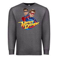 Charcoal Heather henry danger and captain man Premium Sweatshirt - tuanDangUi
