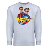 Heather Grey henry danger and captain man Premium Sweatshirt - tuanDangUi
