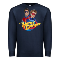 Navy henry danger and captain man Premium Sweatshirt - tuanDangUi