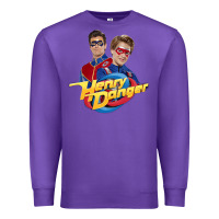Purple henry danger and captain man Premium Sweatshirt - tuanDangUi