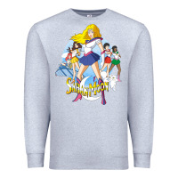 Heather Grey saban moon Premium Sweatshirt - tuanDangUi