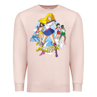 Pale Pink saban moon Premium Sweatshirt - tuanDangUi